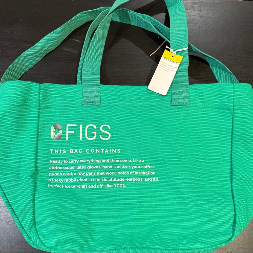 Figs safety Green Tote Bag